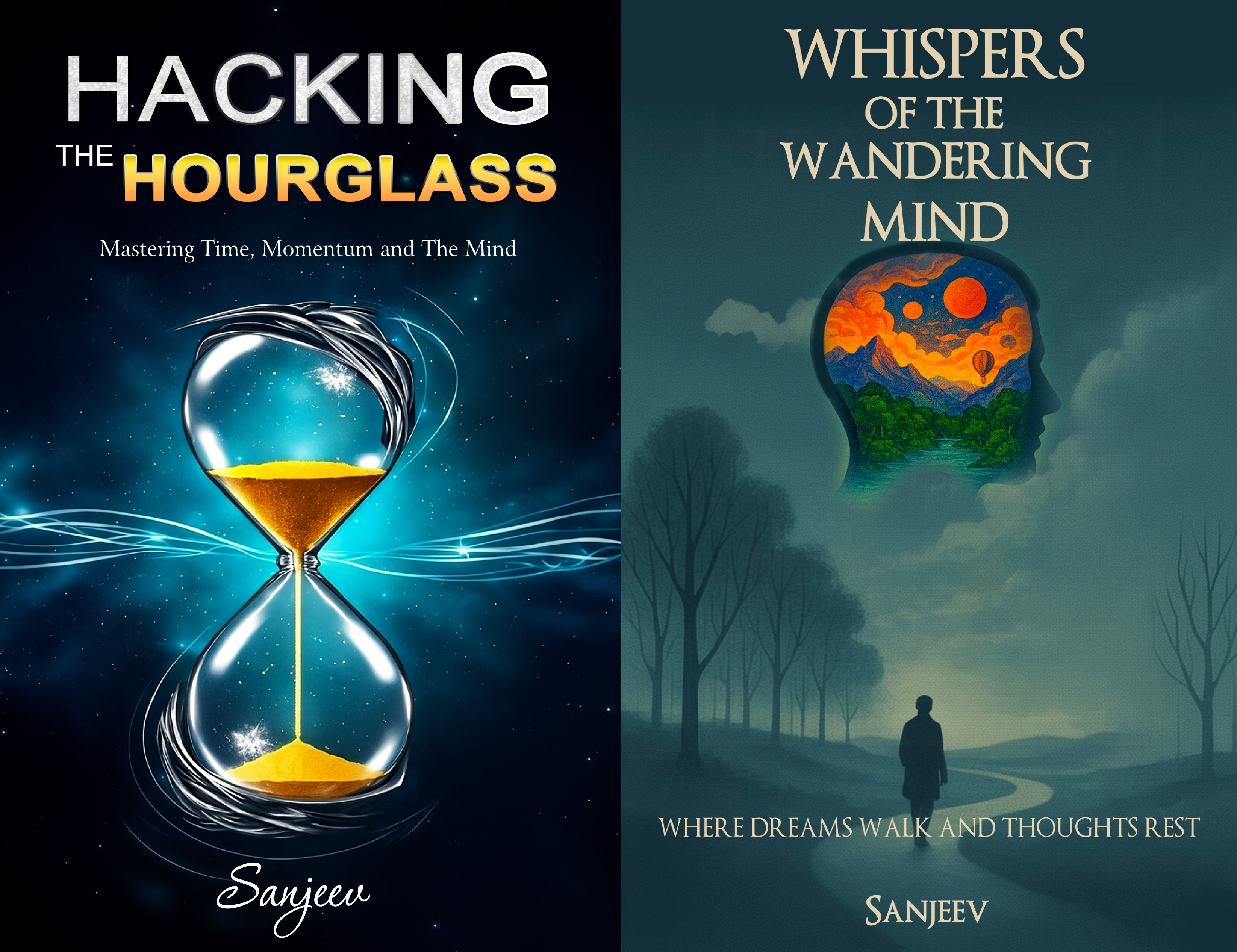 Hacking the Hourglass & Whispers of the Wandering Mind | Best Motivational Book | Combo Pack