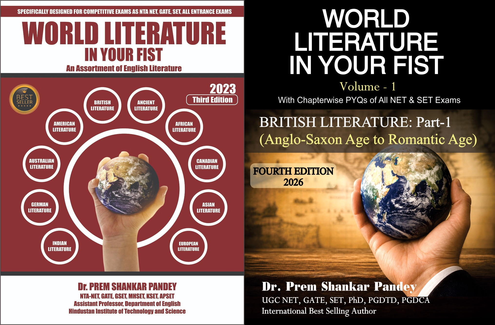 WORLD LITERATURE IN YOUR FIST 3rd Edition 2023 edition & WORLD LITERATURE IN YOUR FIST Volume - 1 2026 edition combo pack