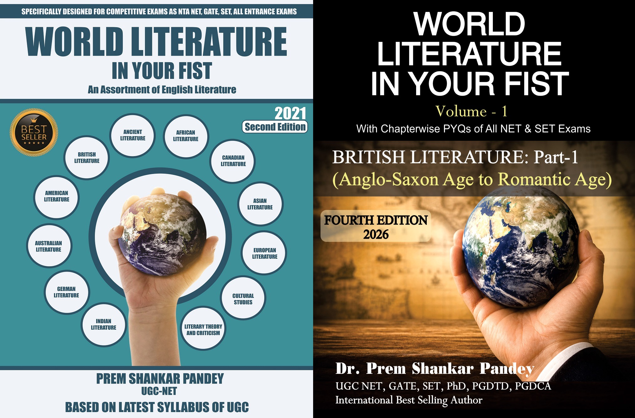 WORLD LITERATURE IN YOUR FIST 2nd edition & WORLD LITERATURE IN YOUR FIST Volume - 1 2026 edition combo offer pack