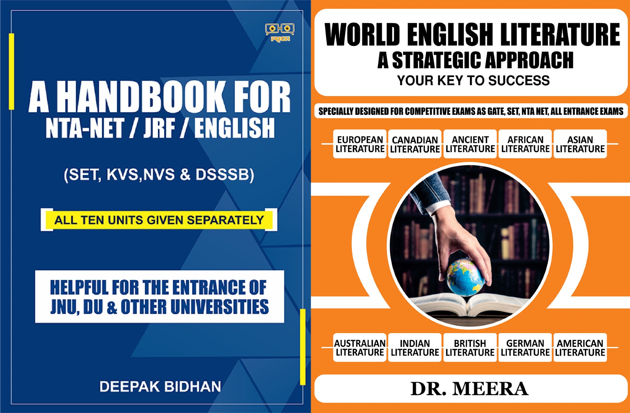 A Handbook for NTA-NET JRF SLET English & WORLD English LITERATURE A Strategic Approach combo pack