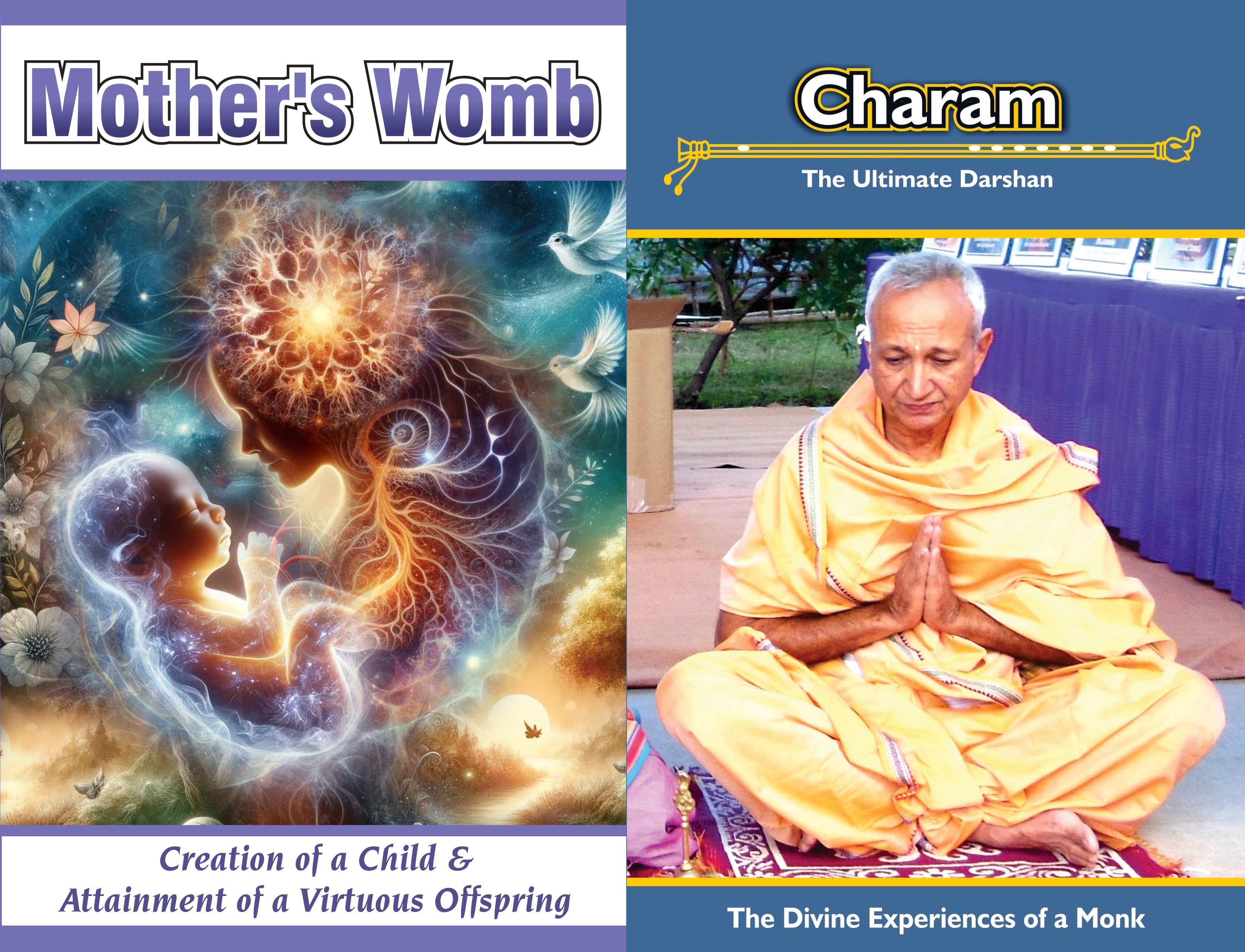 Mother's Womb & Charam The Ultimate Darshan combo books