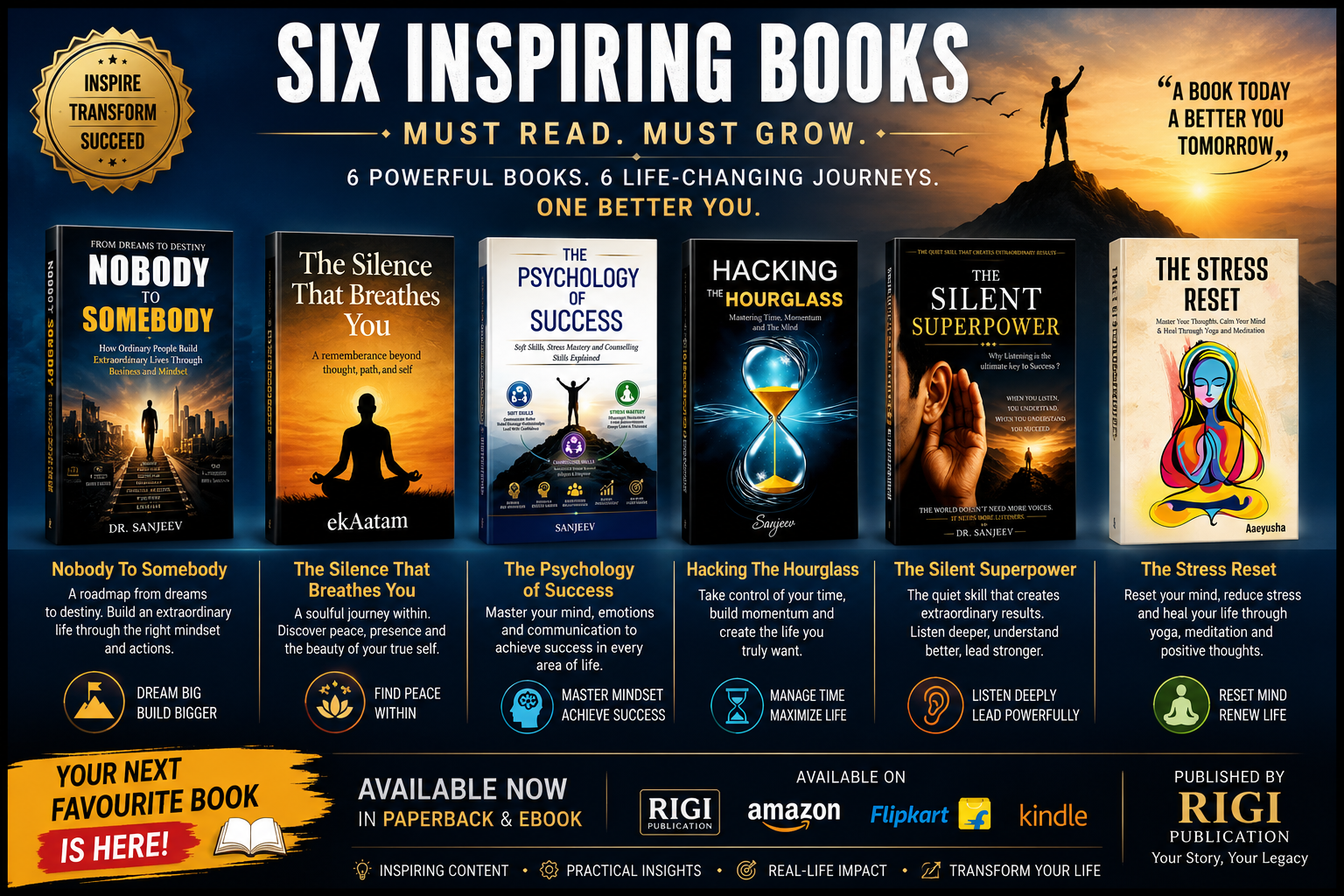 Six Inspiring Books | Must Read Books 